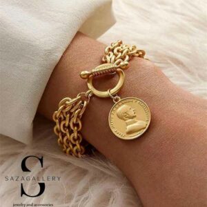 مدل 51 از دستبند های دخترانه شیک و دستبند های دخترانه فانتزی و دستبند های دخترانه مهره ای طلا و طرح طلا